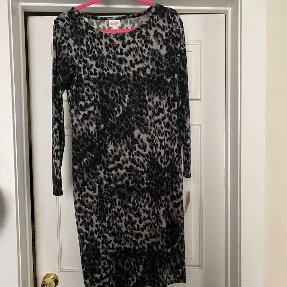 LuLaRoe Leopard Debbie Dress